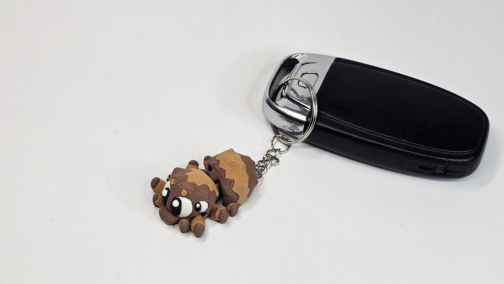 Schlüsselanhänger Spinne