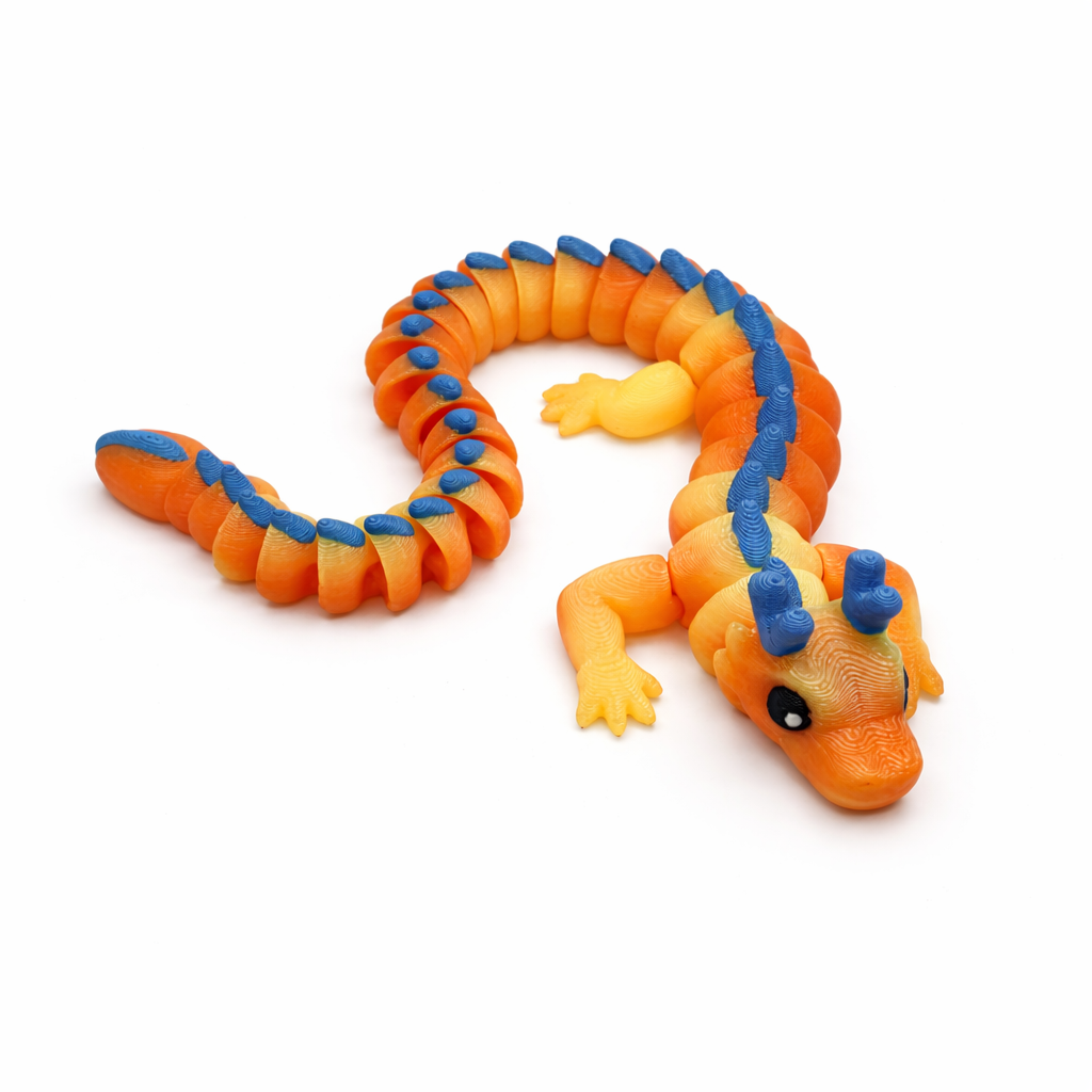 Farbwechsel Drache | Orange zu Gelb