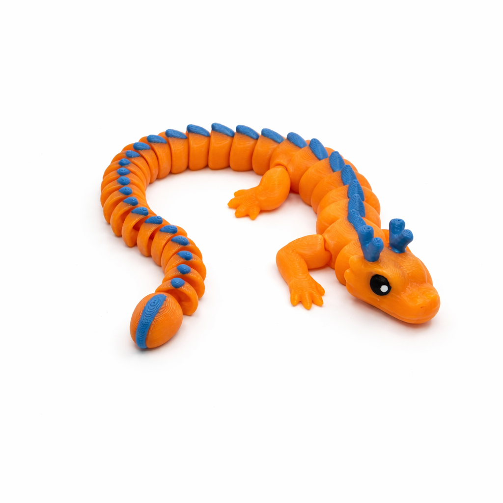 Farbwechsel Drache | Orange zu Gelb