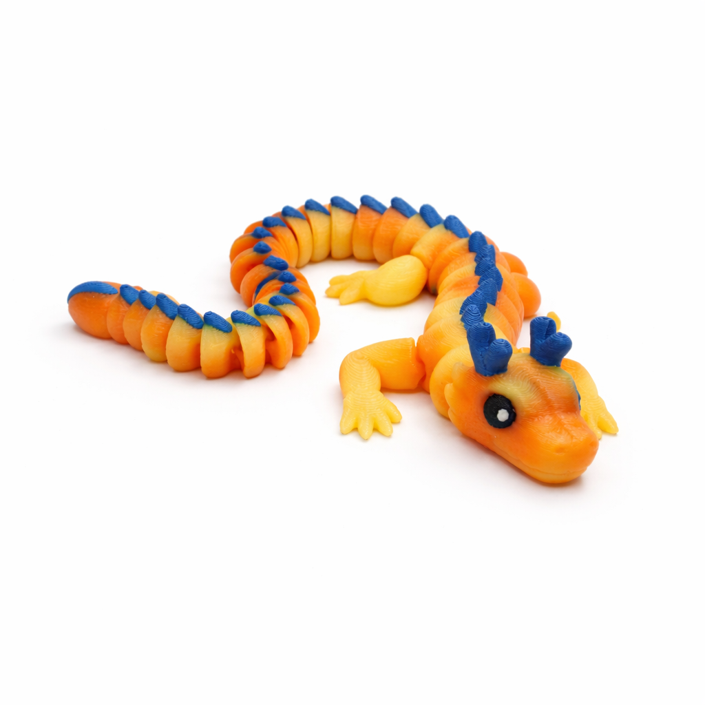 Farbwechsel Drache | Orange zu Gelb