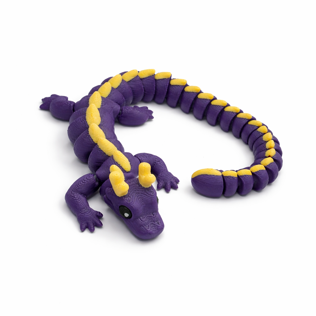 Farbwechsel Drache | Violett zu Rot
