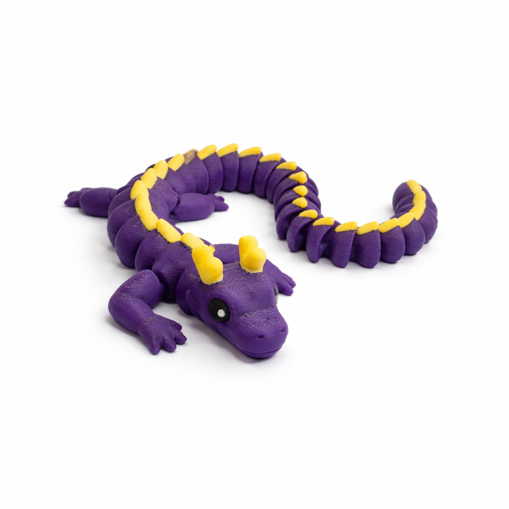 Farbwechsel Drache | Violett zu Rot