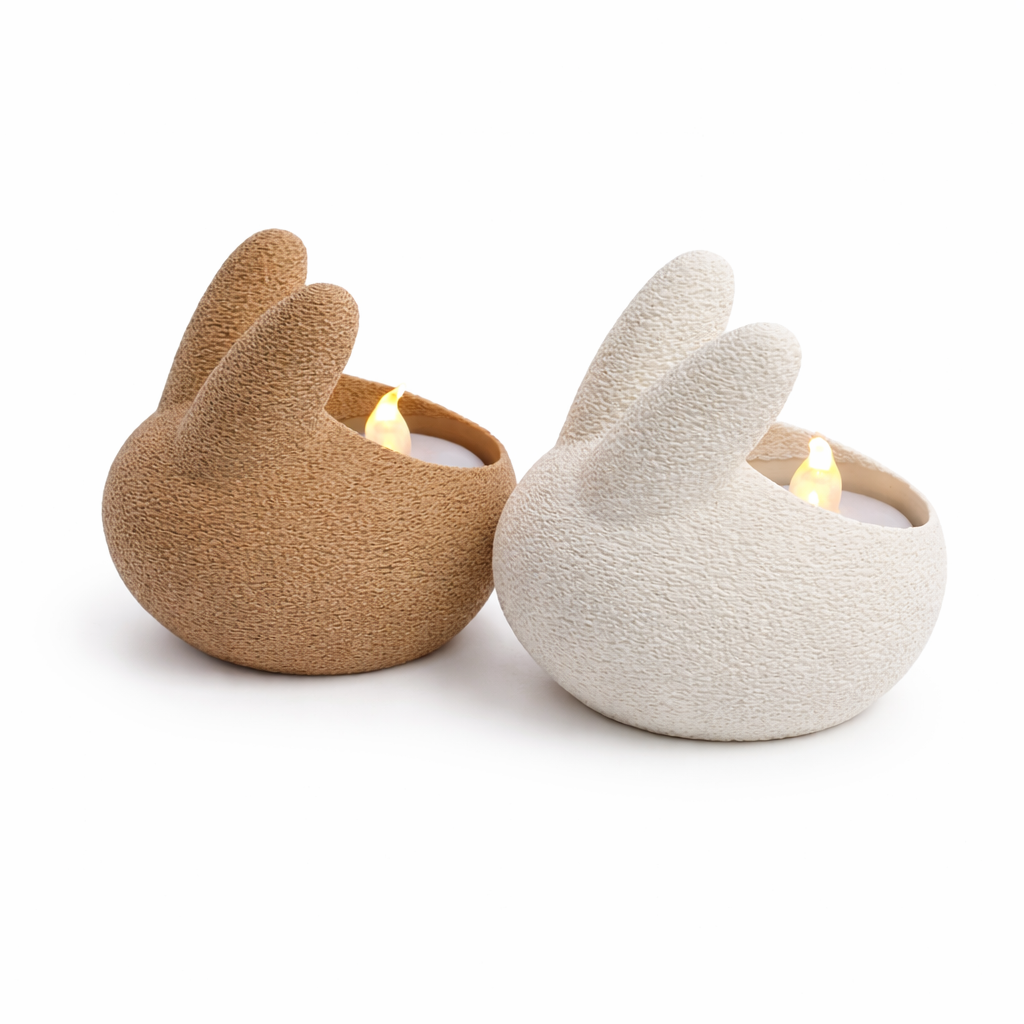 Teelichthalter "Hase"